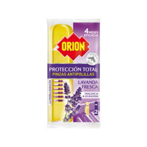 PINZAS ANTIPOLILLAS ORION LAVANDA 2+1 UND.