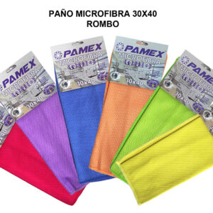 PAÑO MICROFIBRA ROMBO PAMEX 30 X 40