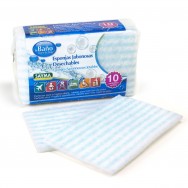ESPONJAS JABONOSAS DESECHABLES SAYMA E-10