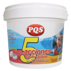 CLORO PQS 5 ACCIONES CUBO 5KG.