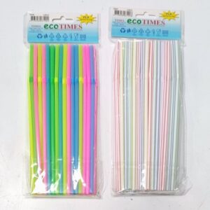 CAÑITAS BIODEGR. RAYADAS B/50 U. MAXI