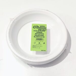 PLATO PLAST. REUTZ. HONDO 20 CM. B/100 U.